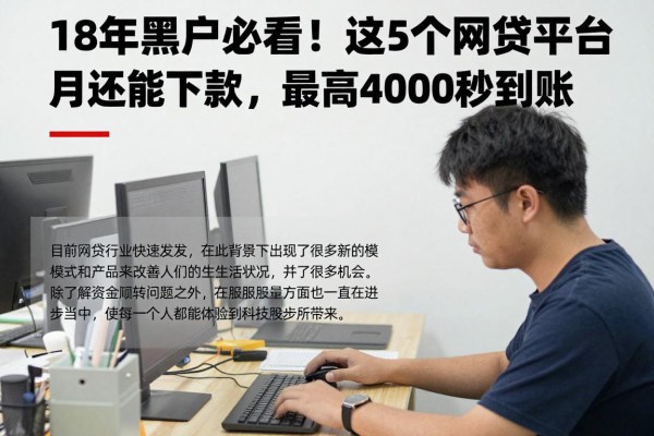 18年黑户必看!这5个网贷平台4月还能下款,最高4000秒到账