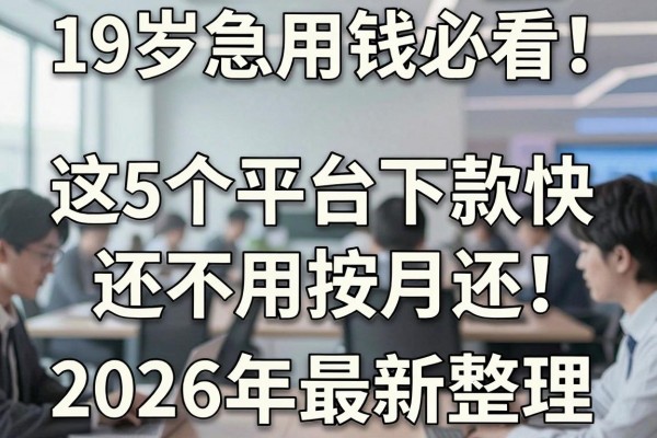 19岁急用钱必看!这5个平台下款快还不用按月还,2026年最新整理