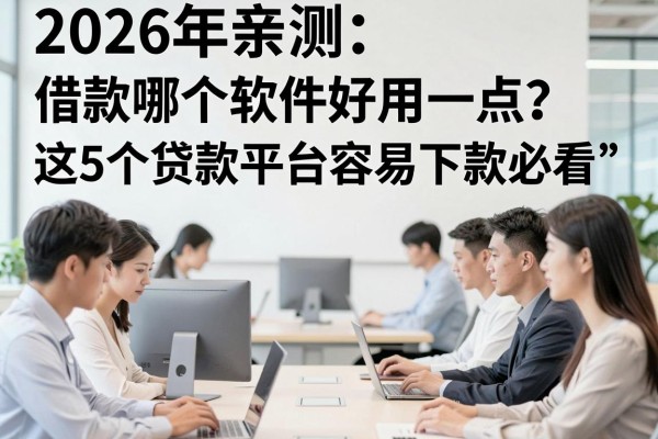 2026年亲测：借款哪个软件好用一点？这5个贷款平台容易下款必看！