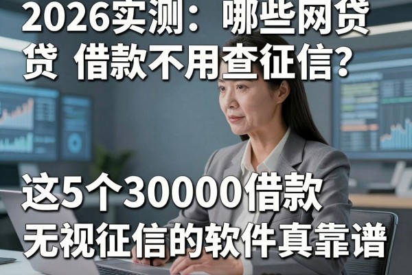 2026实测:哪些网贷借款不用查征信?这5个30000借款无视征信的软件真靠谱
