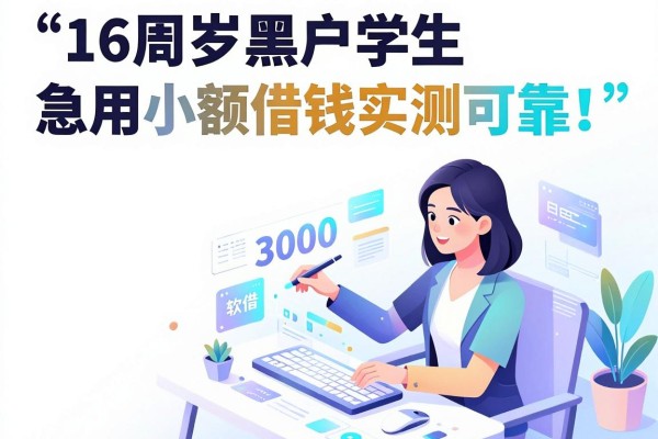 16周岁黑户学生急用小额借钱实测可靠!这5个软件能借3000
