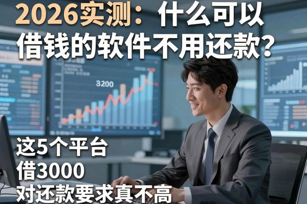 2026实测:什么可以借钱的软件不用还款?这5个平台借3000对还款要求真不高