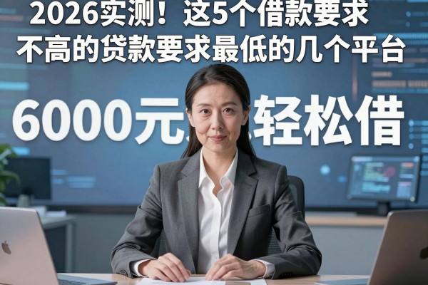 2026实测!这5个借款要求不高的贷款要求最低的几个平台,6000元轻松借!