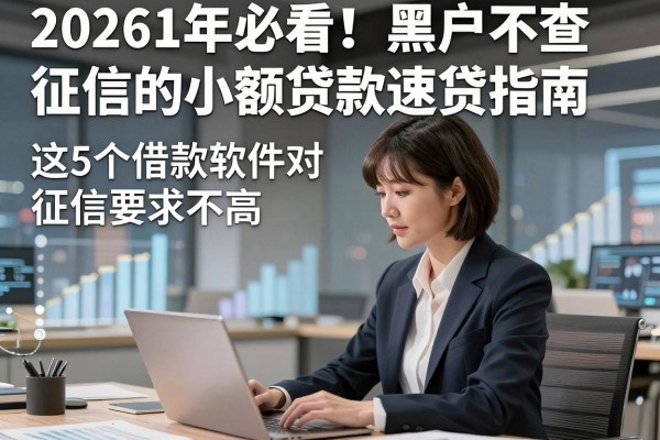 20261年必看！黑户不查征信的小额贷款速贷指南，这5个借款软件对征信要求不高