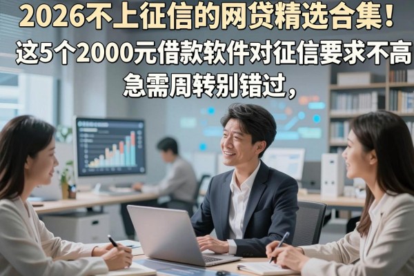 2026不上征信的网贷精选合集!这5个2000元借款软件对征信要求不高,急需周转别错过