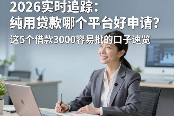 2026实时追踪:纯信用贷款哪个平台好申请?这5个借款3000容易批的口子速览