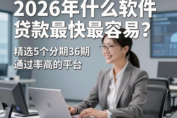 2026年什么软件贷款最快最容易?精选5个分期36期、通过率高的平台!