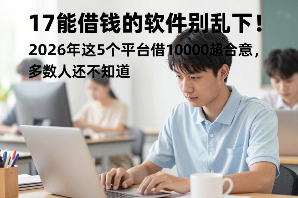 17能借钱的软件别乱下!2026年这5个平台借10000超合意,多数人还不知道