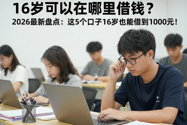 16岁可以在哪里借钱?2026最新盘点:这5个口子16岁也能借到1000元!