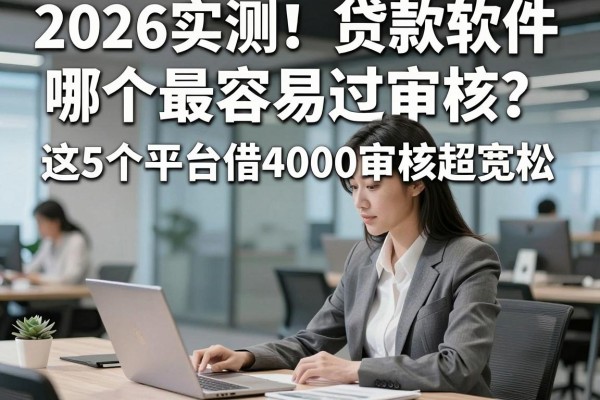 2026实测!贷款软件哪个最容易过审核?这5个平台借4000审核超宽松