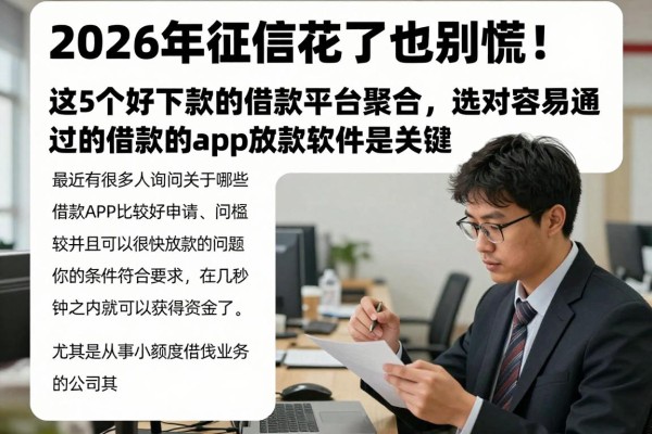 2026年征信花了也别慌!这5个好下款的借款平台聚合,选对容易通过的借款的app放款软件是关键
