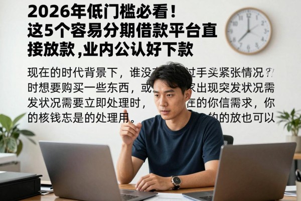 2026年低门槛必看!这5个容易分期借款平台直接放款,业内公认好下款
