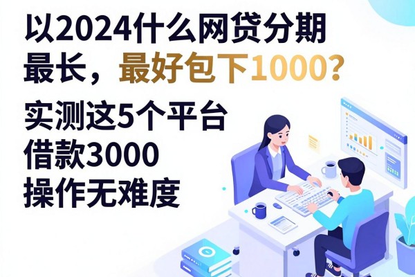 2024什么网贷分期最长最好包下1000?实测这5个平台借款3000操作无难度