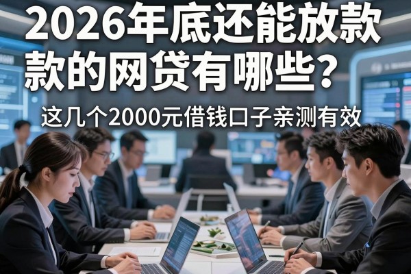 2026年底还能放款的网贷有哪些？这几个2000元借钱口子亲测有效！