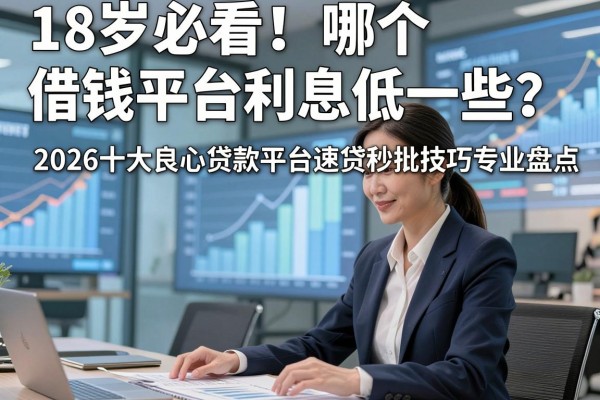 18岁必看!哪个借钱平台利息低一些?2026十大良心贷款平台速贷秒批技巧专业盘点