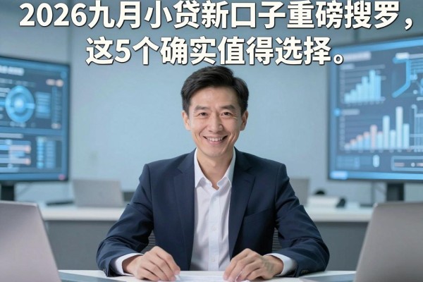 2026九月小贷新口子重磅搜罗,这5个确实值得选择!