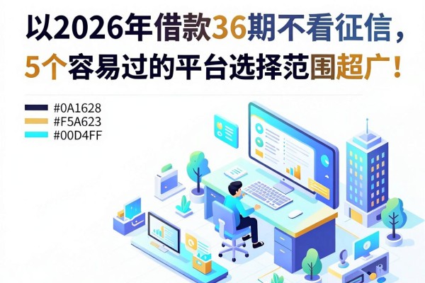 2026年借款36期不看征信，这5个容易过的平台选择范围超广！