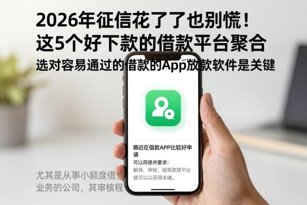2026年征信花了也别慌！这5个好下款的借款平台聚合，选对容易通过的借款的app放款软件是关键