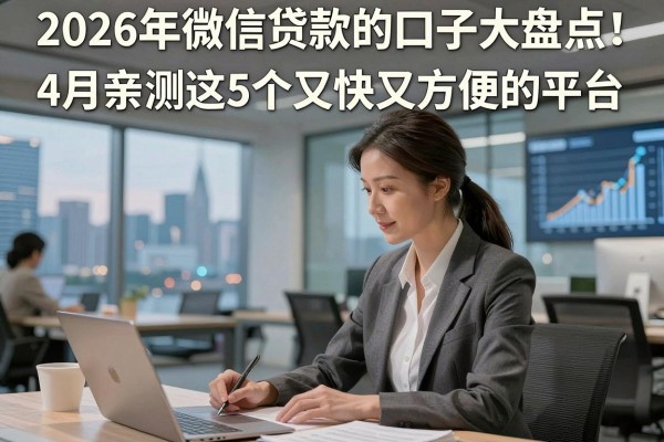 2026年微信贷款的口子大盘点!4月亲测这5个又快又方便的平台