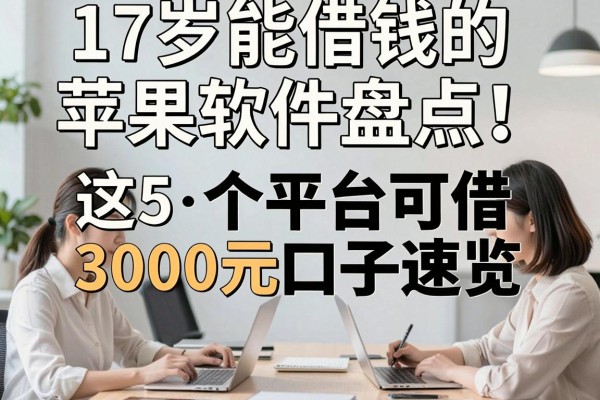 17岁能借钱的苹果软件盘点!这5个平台可借3000元口子速览