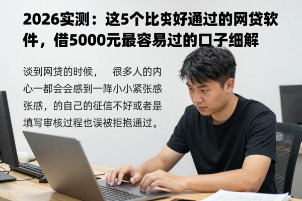 2026实测：这5个比较好通过的网贷软件，借5000元最容易过的口子细解