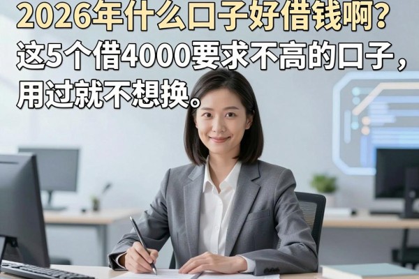2026年什么口子好借钱啊?这5个借4000要求不高的口子,用过就不想换!