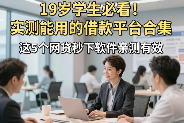 19岁学生必看！实测能用的借款平台合集，这5个网贷秒下软件亲测有效