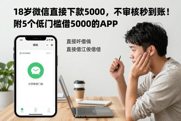 18岁微信直接下款5000,不审核秒到账!附5个低门槛借5000的APP