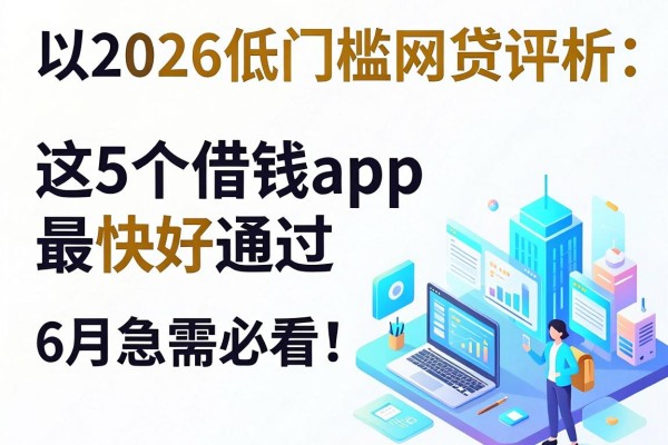 2026低门槛网贷评析:这5个借钱app最快好通过,6月急需必看!