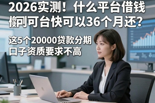 2026实测!什么平台借钱快可以36个月还?这5个20000贷款分期口子资质要求不高