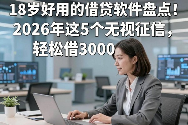 18岁好用的借贷软件盘点!2026年这5个无视征信,轻松借3000
