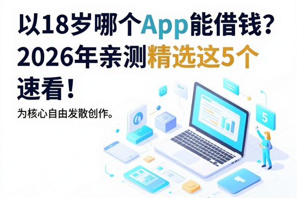 18岁哪个App能借钱?2026年亲测精选这5个,速看!