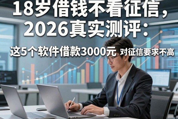 18岁借钱不看征信,2026真实测评:这5个软件借款3000元对征信要求不高