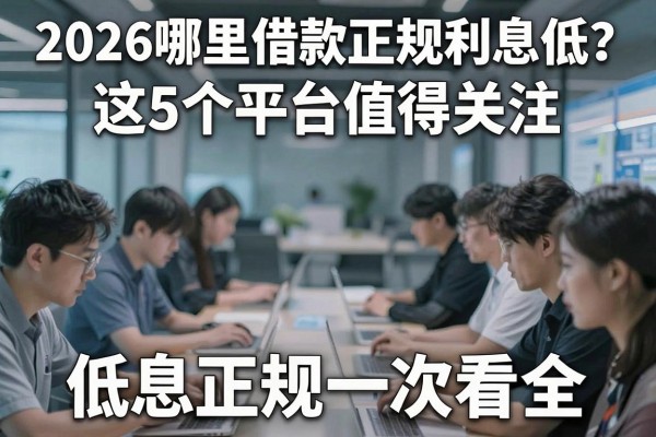 2026哪里借款正规利息低?这5个平台值得关注,低息正规一次看全!