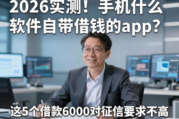 2026实测!手机什么软件自带借钱的app?这5个借款6000对征信要求不高