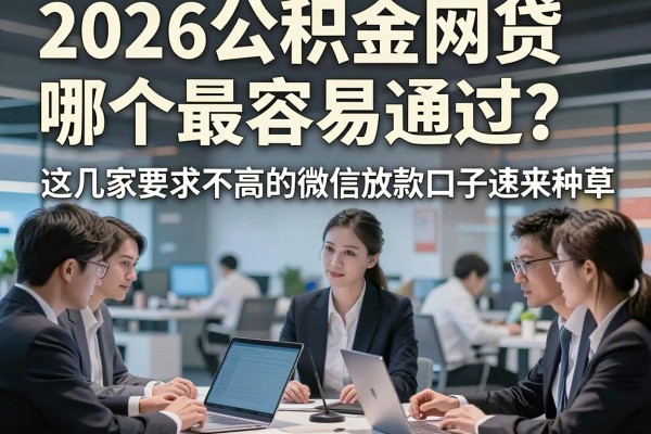 2026公积金网贷哪个最容易通过?这几家要求不高的微信放款口子速来种草