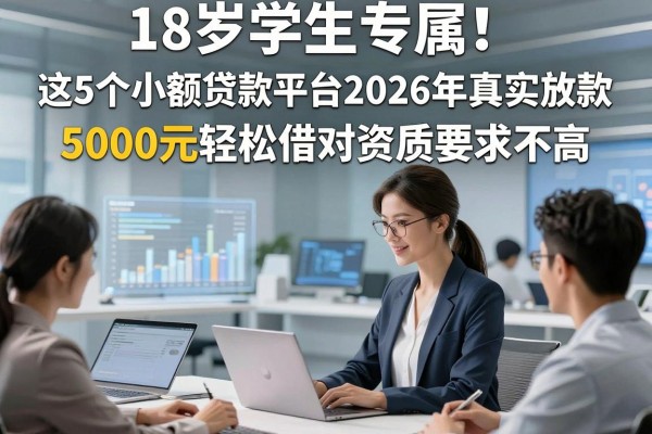18岁学生专属!这5个小额贷款平台2026年真实放款,5000元轻松借对资质要求不高