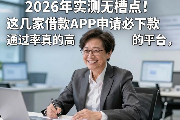 2026年实测无槽点!这几家借款APP申请必下款的平台,通过率真的高