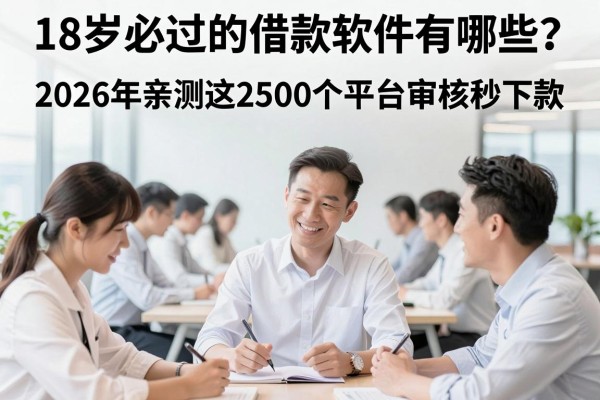 18岁必过的借款软件有哪些?2026年亲测这2500个平台审核秒下款