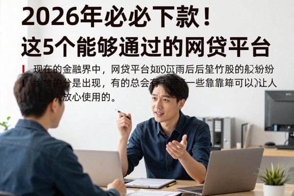 2026年必下款！这5个能够通过的网贷平台，借款3000元真心值得推荐