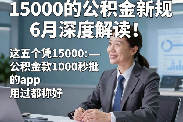 15000的公积金新规6月深度解读!这五个凭15000公积金借款1000秒批的app,用过都称好