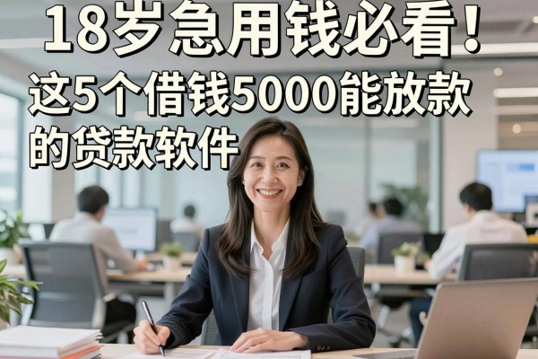 18岁急用钱必看!这5个借钱5000能放款的贷款软件,亲测靠谱