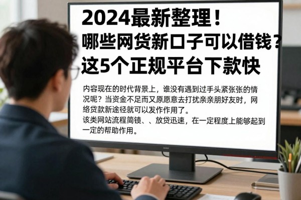 2024最新整理!哪些网贷新口子可以借钱?这5个正规平台下款快