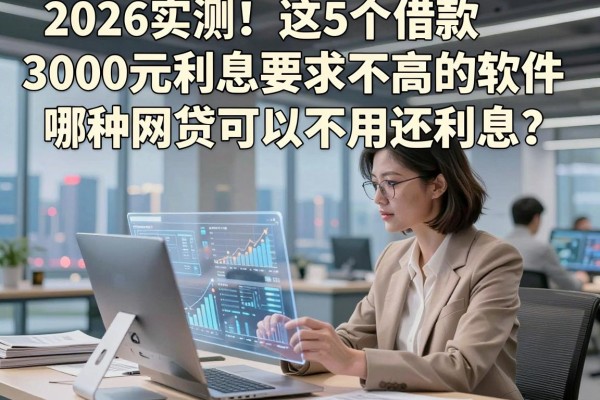 2026实测!这5个借款3000元利息要求不高的软件,哪种网贷可以不用还利息?