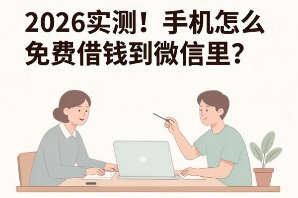 2026实测!手机怎么免费借钱到微信里?这5个借款软件下款超容易