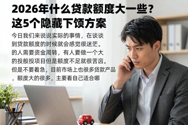 2026年什么贷款额度大一些？这5个隐藏下款方案，借款2000额度更大！