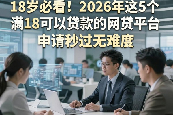 18岁必看！2026年这5个满18可以贷款的网贷平台，申请秒过无难度