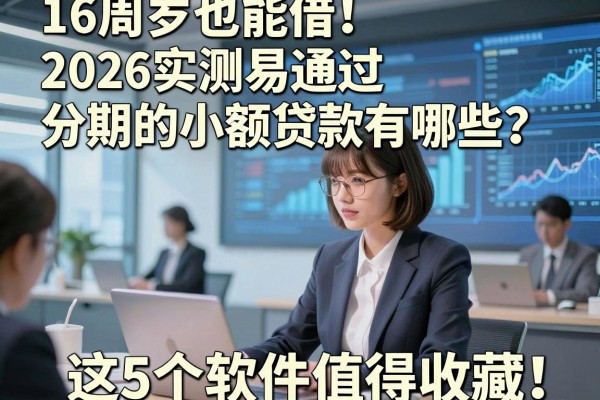 16周岁也能借!2026实测易通过分期的小额贷款有哪些?这5个软件值得收藏