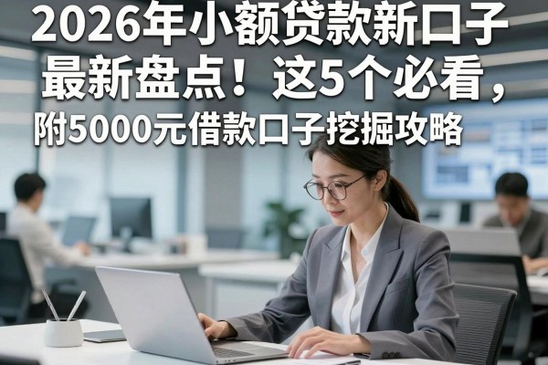 2026年小额贷款新口子最新盘点!这5个必看,附5000元借款口子挖掘攻略