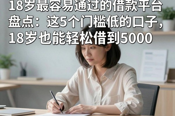 18岁最容易通过的借款平台盘点:这5个门槛低的口子,18岁也能轻松借到5000